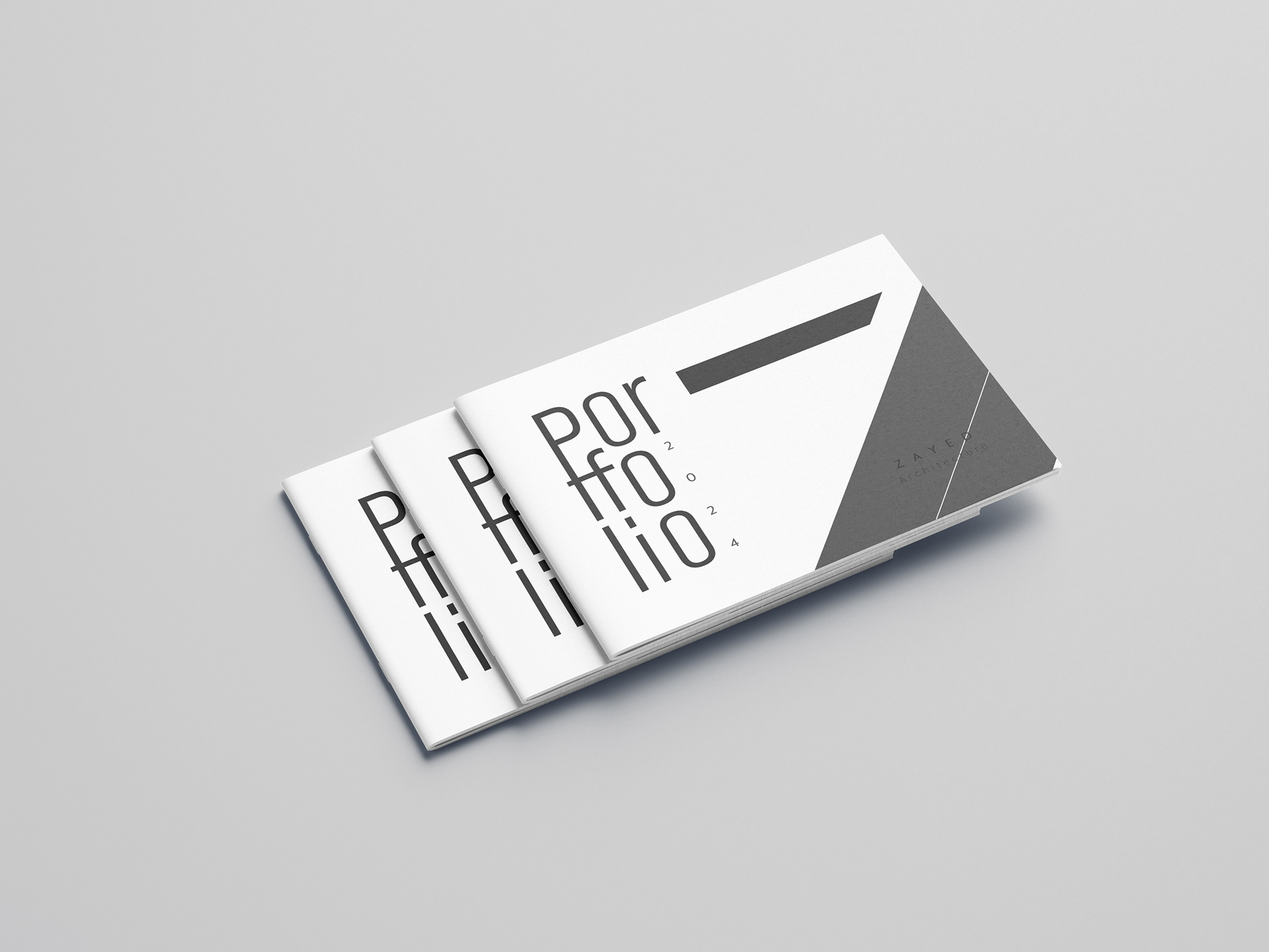 Zayed 建筑公司的作品集设计-3