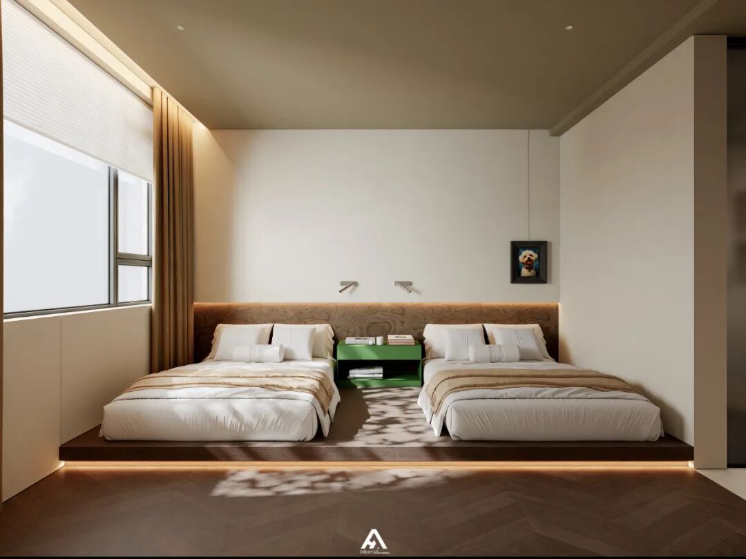 南昌阿鹤设计|210m²滨江大平层，游走在空间里！-67