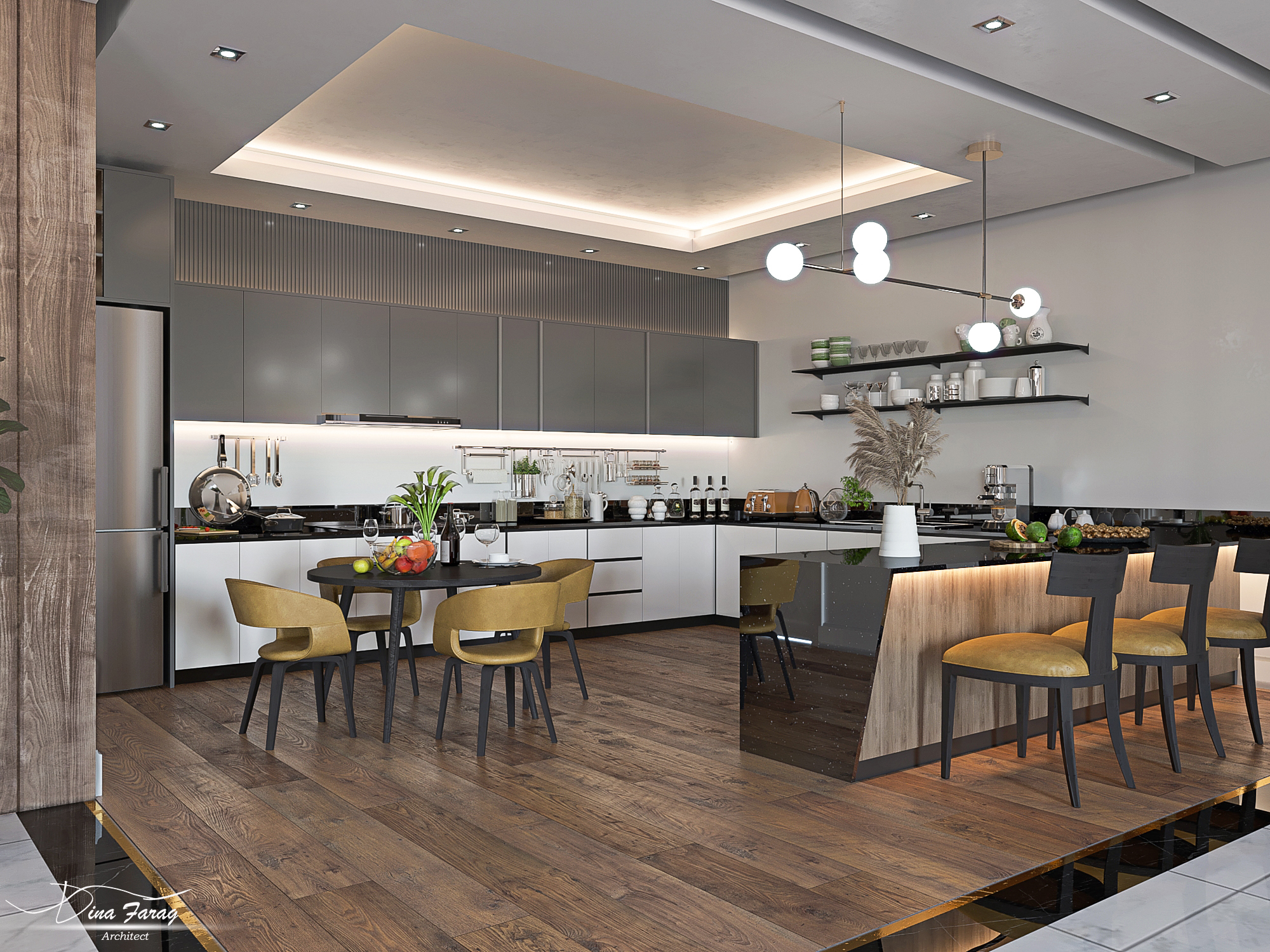 私人别墅丨也门丨DINA FARAG-25