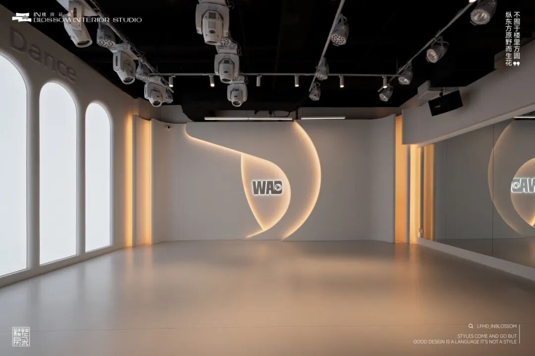 楼房花朵INBLOSSOM|商业实景案例|350㎡WAD国际舞蹈-31