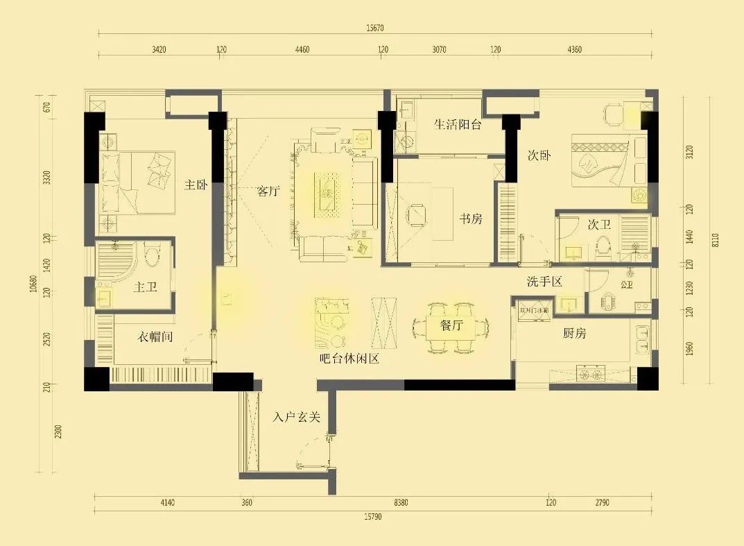 九木堂新作 | 50°灰，定义现代简约空间-17