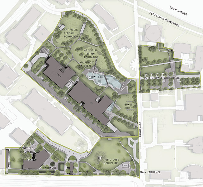 布达佩斯 Graphisoft 公园景观设计丨匈牙利布达佩斯-25