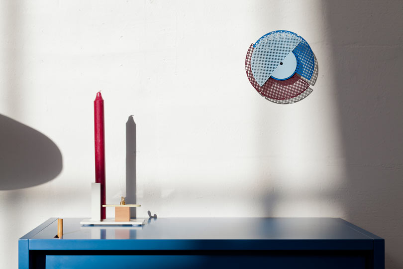 Graphic Time Abstract Clocks by Raw Color for Vij5-7