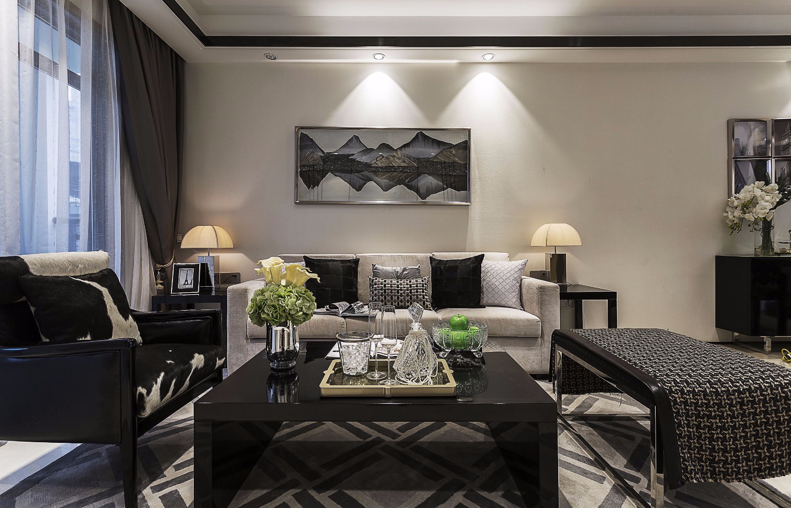 122㎡泰和泽盛中心城样板房  深圳市海大装饰-6