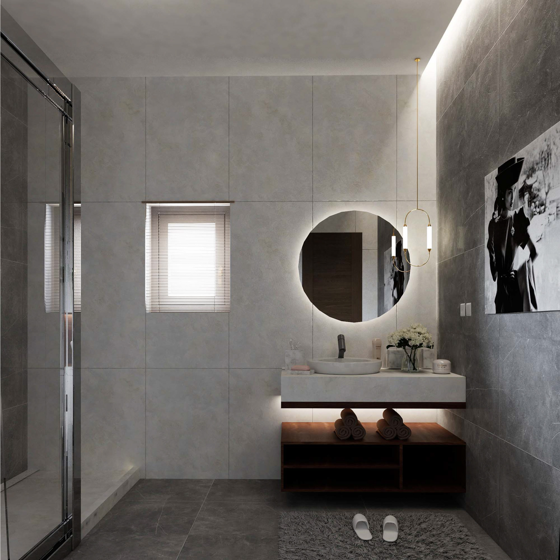 主,男孩,女孩房浴室设计丨沙特阿拉伯丨M D STUDIO-18