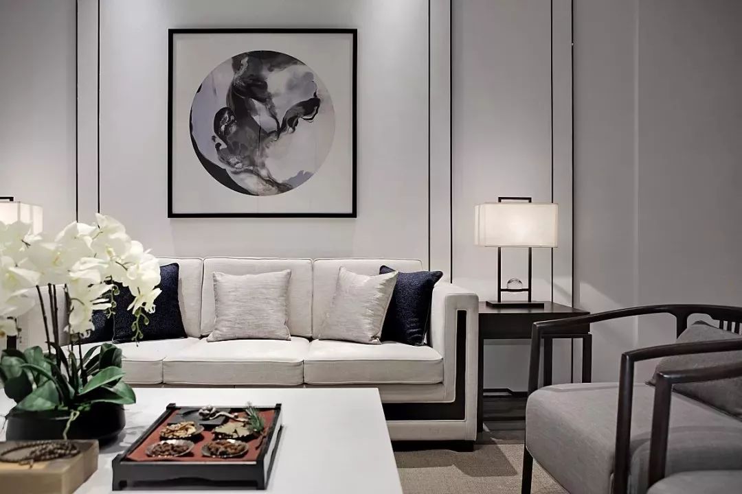 柳州双拼别墅 | 叶胤祥打造 500㎡淡雅中式空间-21