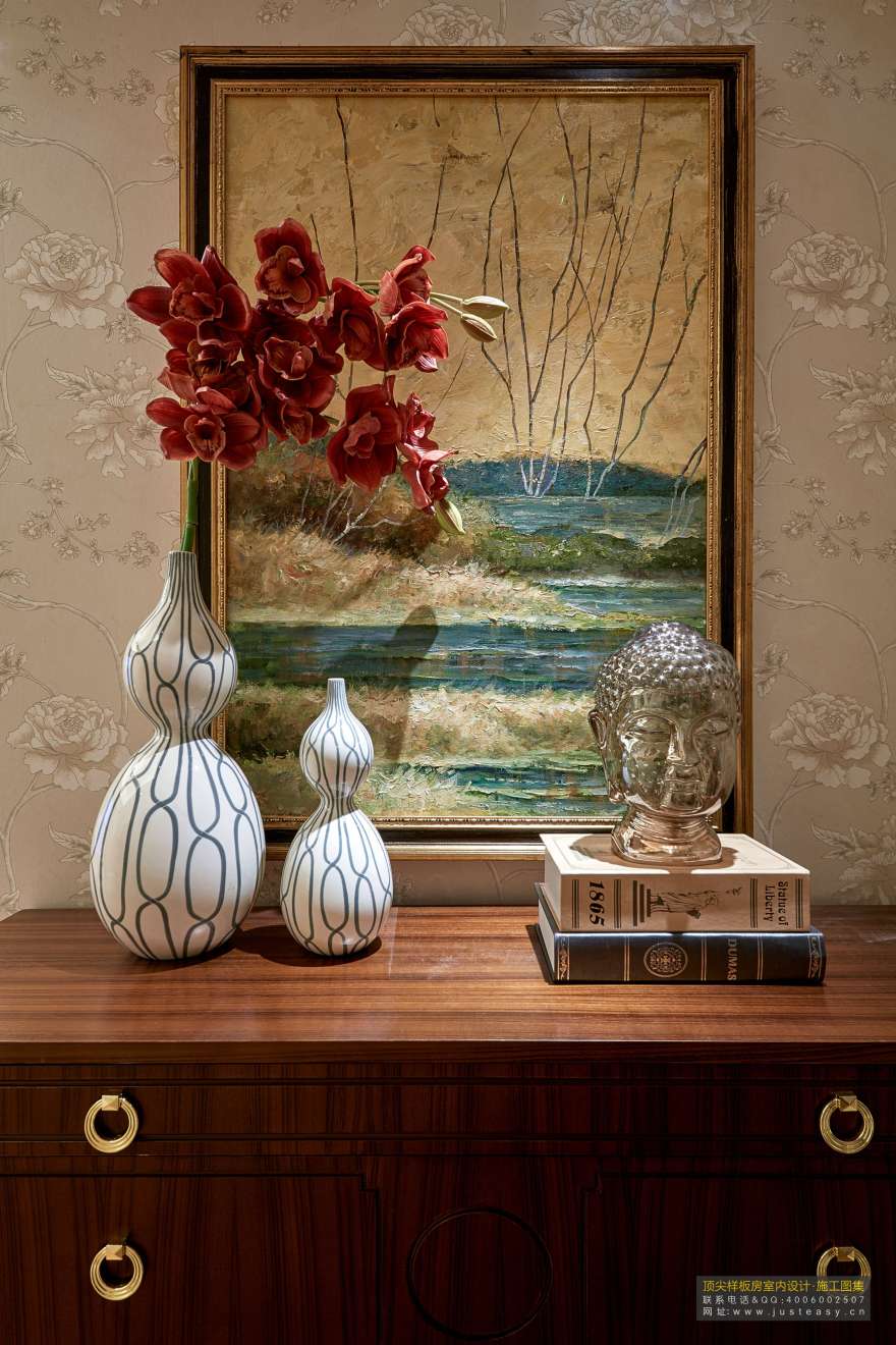 郑树芬 欧式重构品质生活 中航城翡翠湾样板房-2