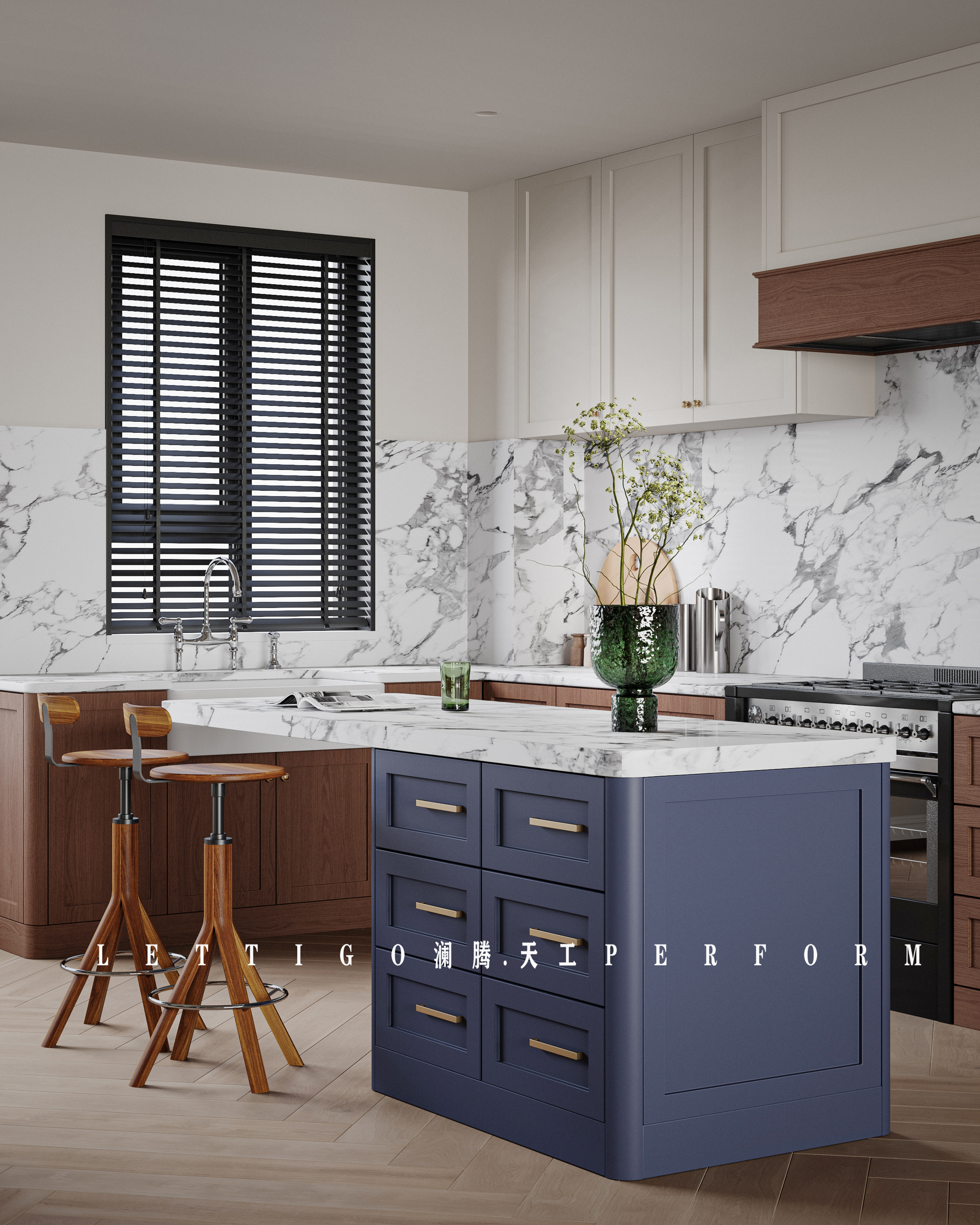 法式复古/客餐厅-8