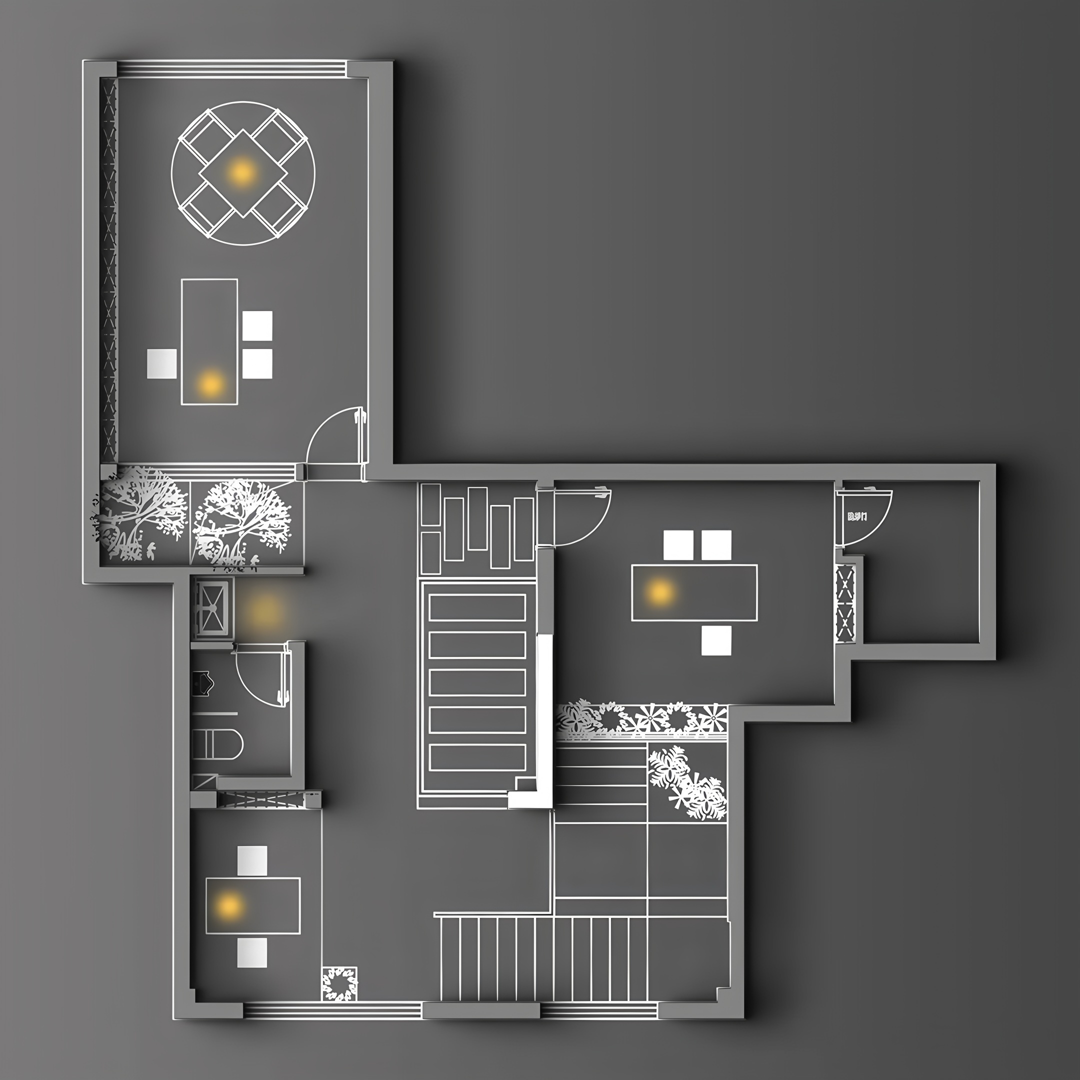 湖南邵阳180㎡同心茶室丨中国邵阳丨宅南设计事务所-61