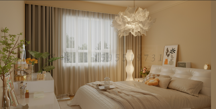 原木奶油风空间-10