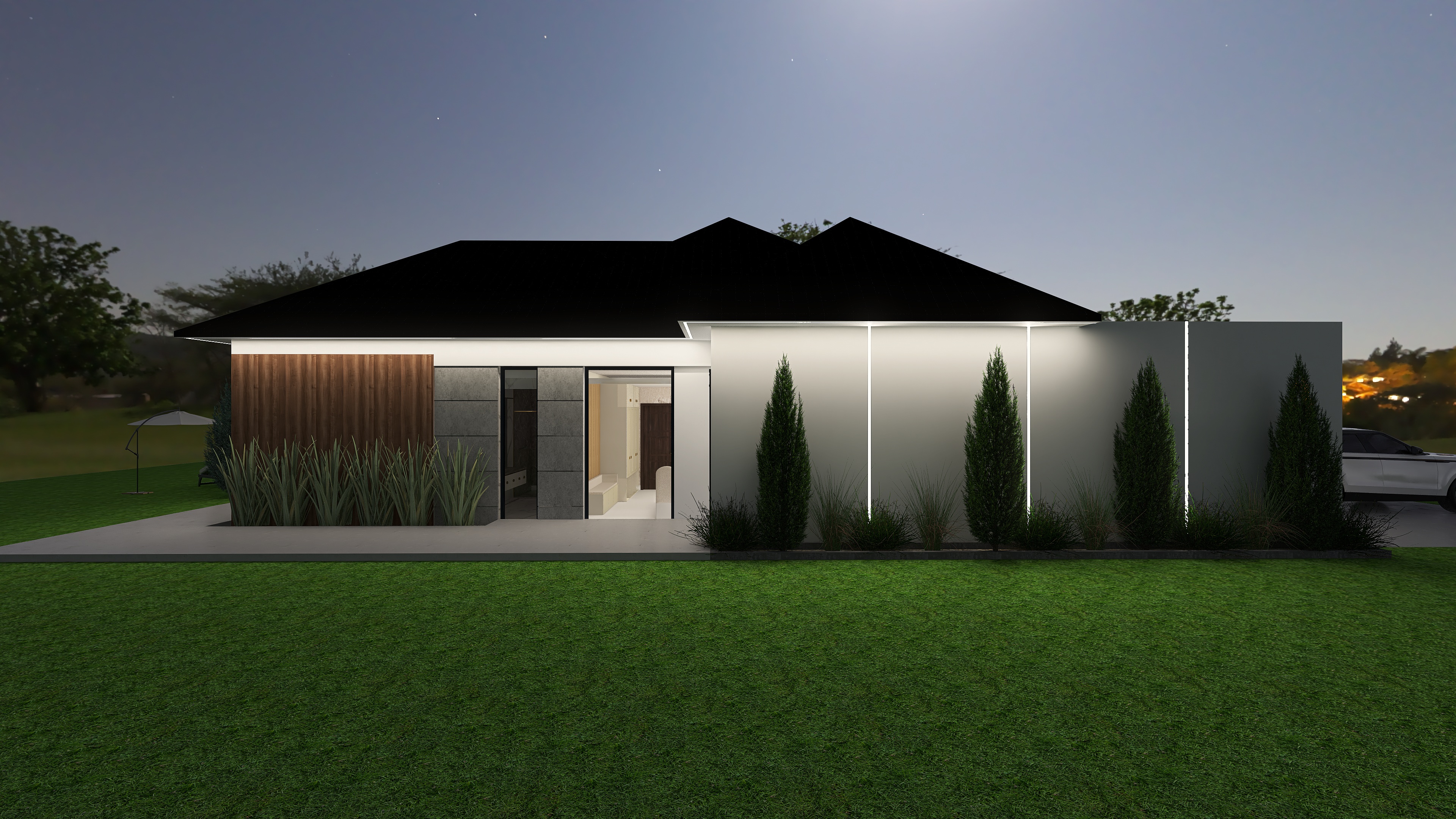 Hiacynt elewacja及露台照明设计-26