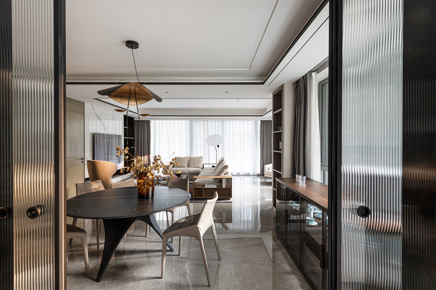 成都 385㎡自然诗意别墅设计丨中国成都丨尚舍家室内设计-43