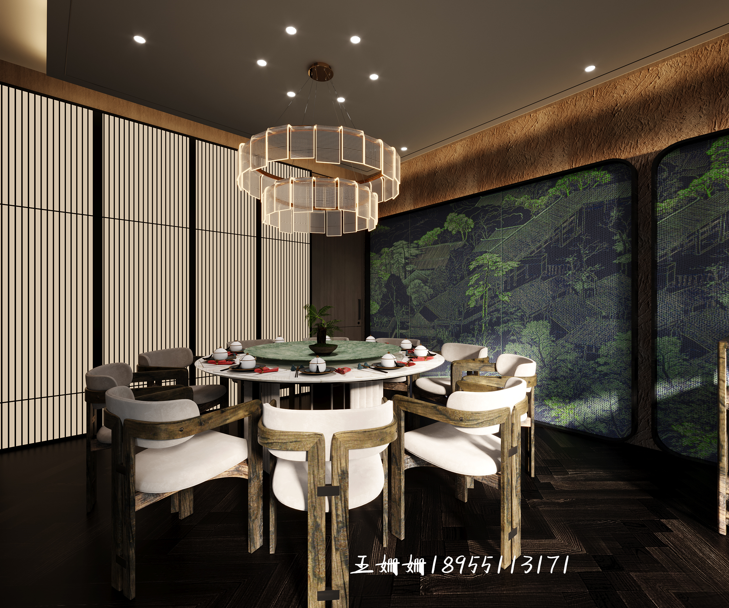  烟溪竹雨，西湖餐饮会所设计-7