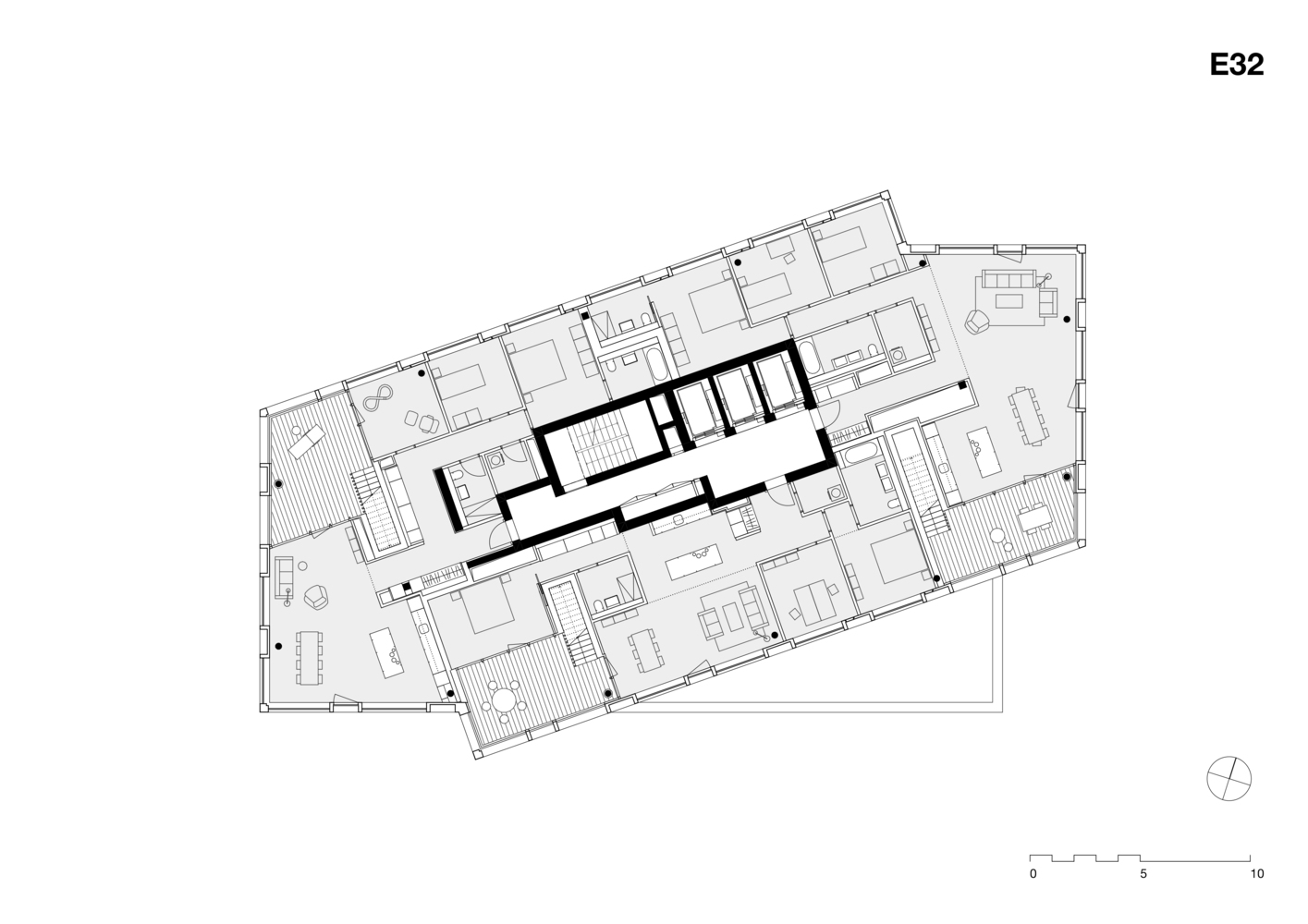 奥斯特蒙迪根熊塔丨瑞士丨Burkard Meyer Architekten-45