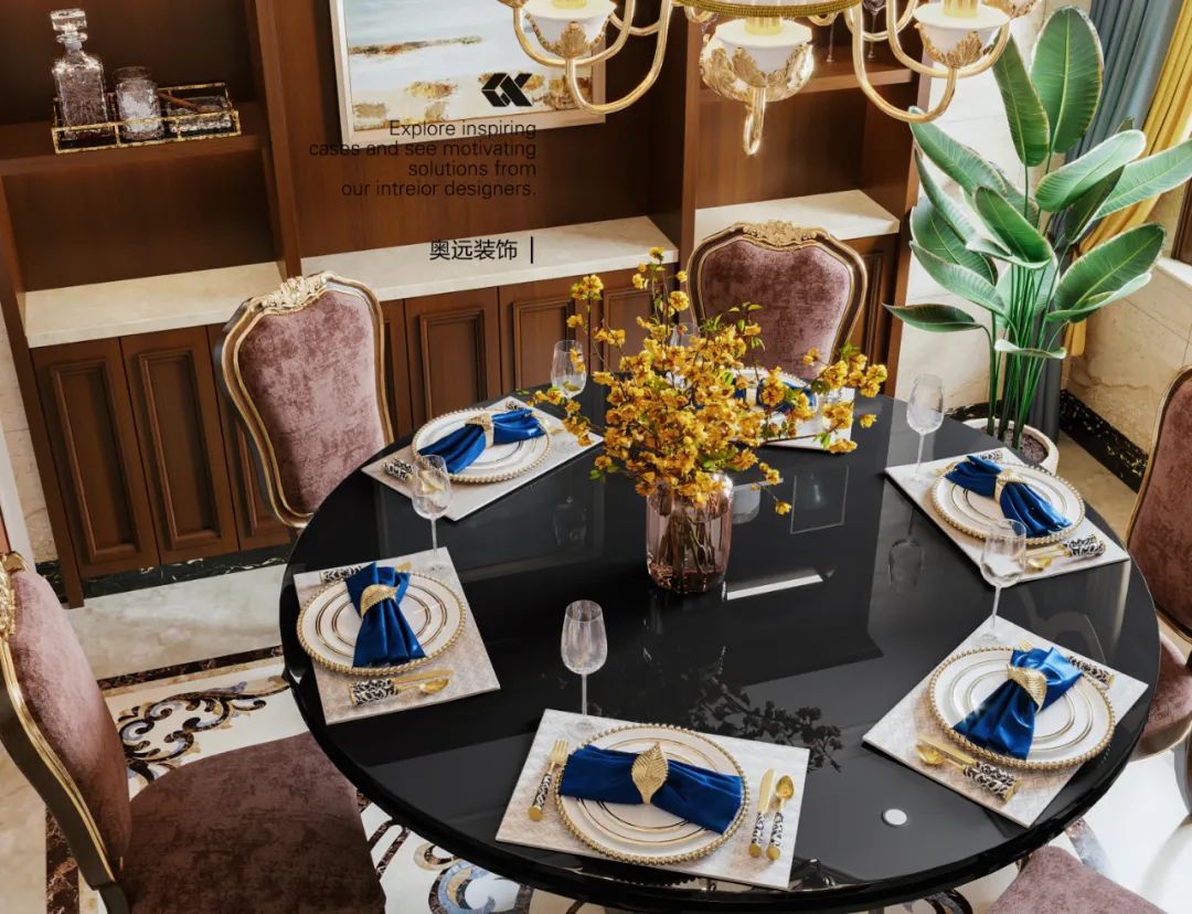 欧式奢华风洪港岸别墅,奥远空间设计诠释生活艺术-18