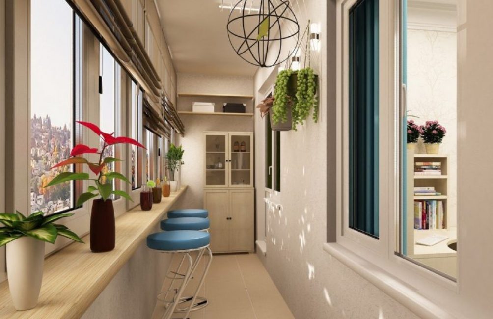 Хрущевка阳台及阁楼装修设计-66