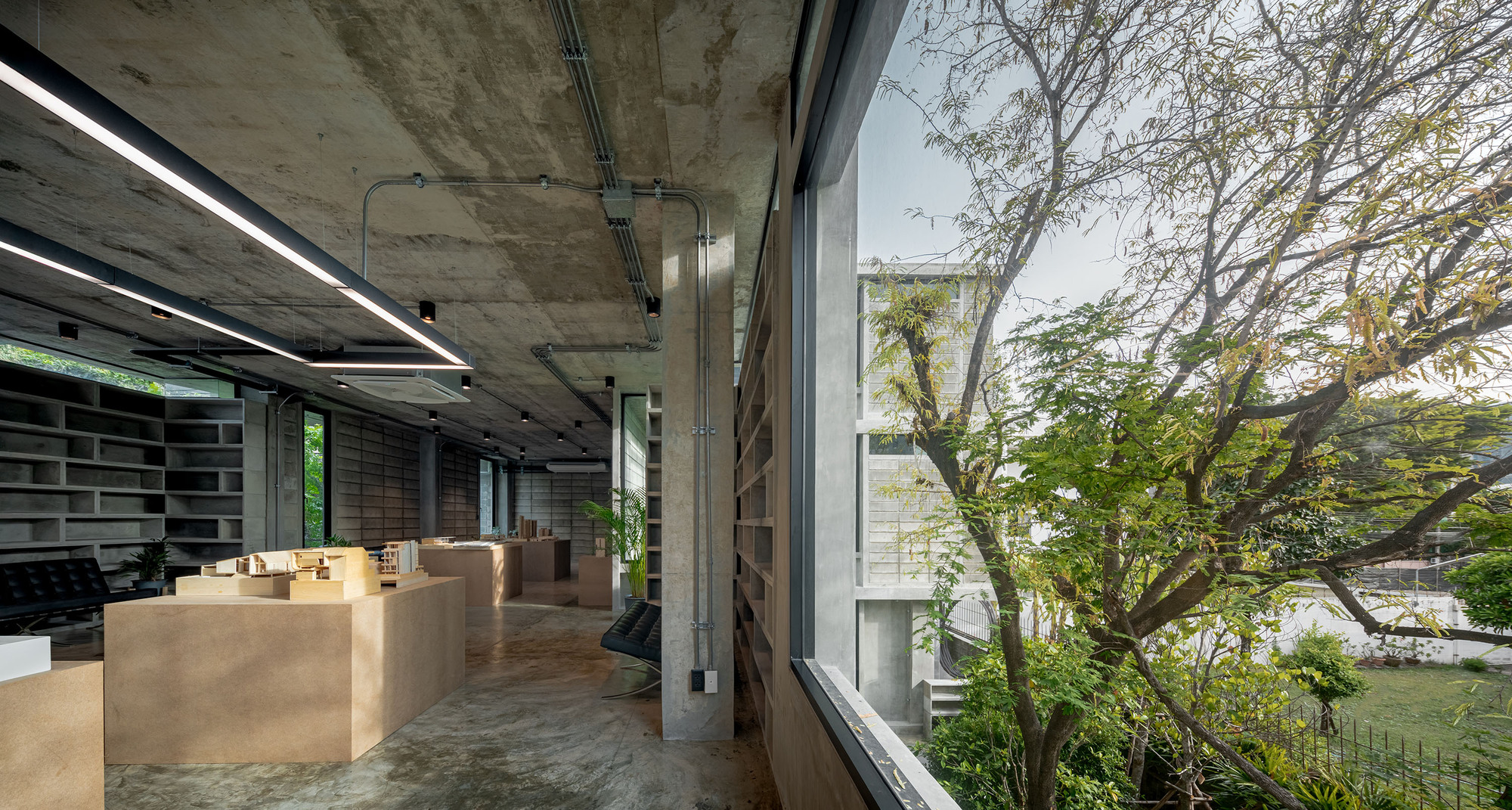 混凝土拼贴办公室丨泰国曼谷丨COLLAGE DESIGN STUDIO-27