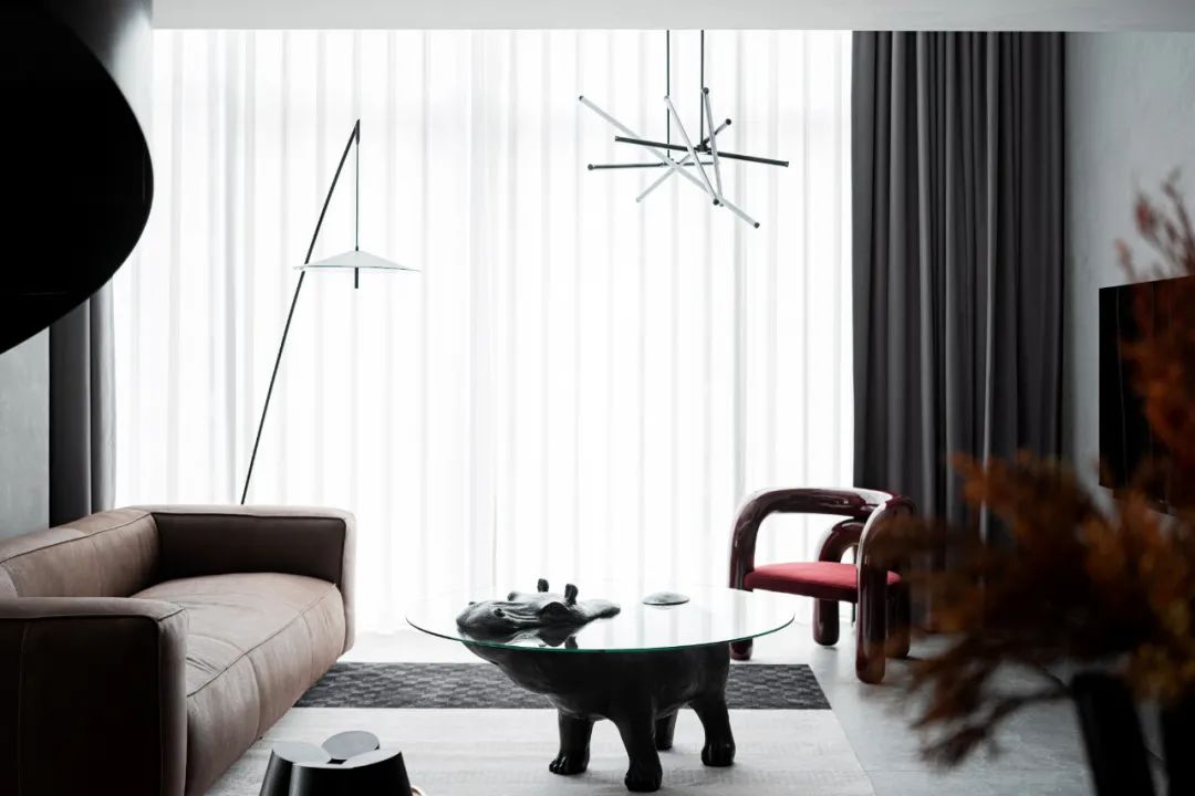 120m²暗黑系公寓，冷硬质感还原深邃本真！-33