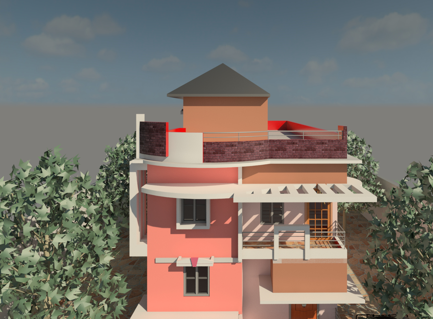 Revit Design House 2 floor-5