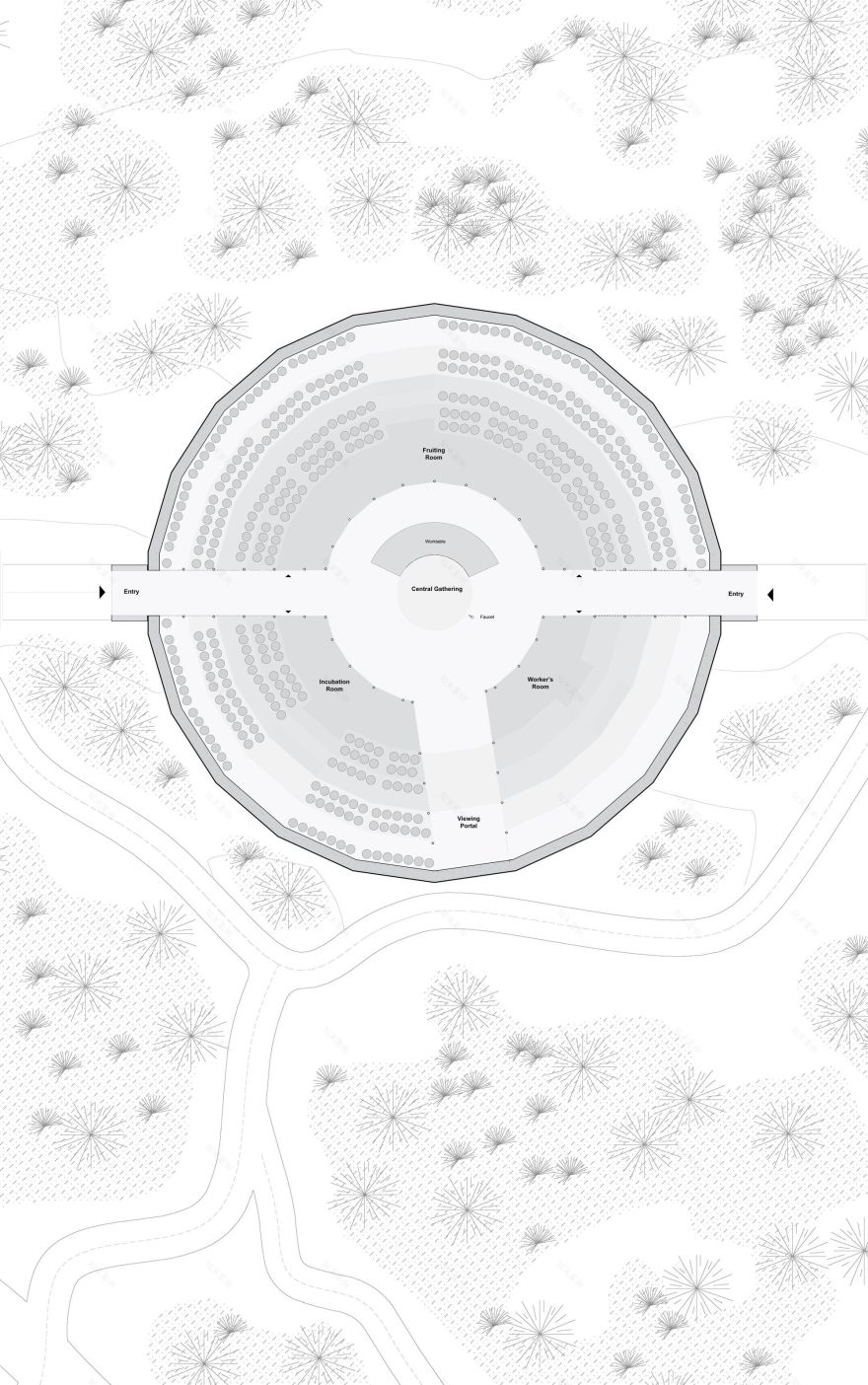 瓦比之家蘑菇亭丨墨西哥丨OMA-32