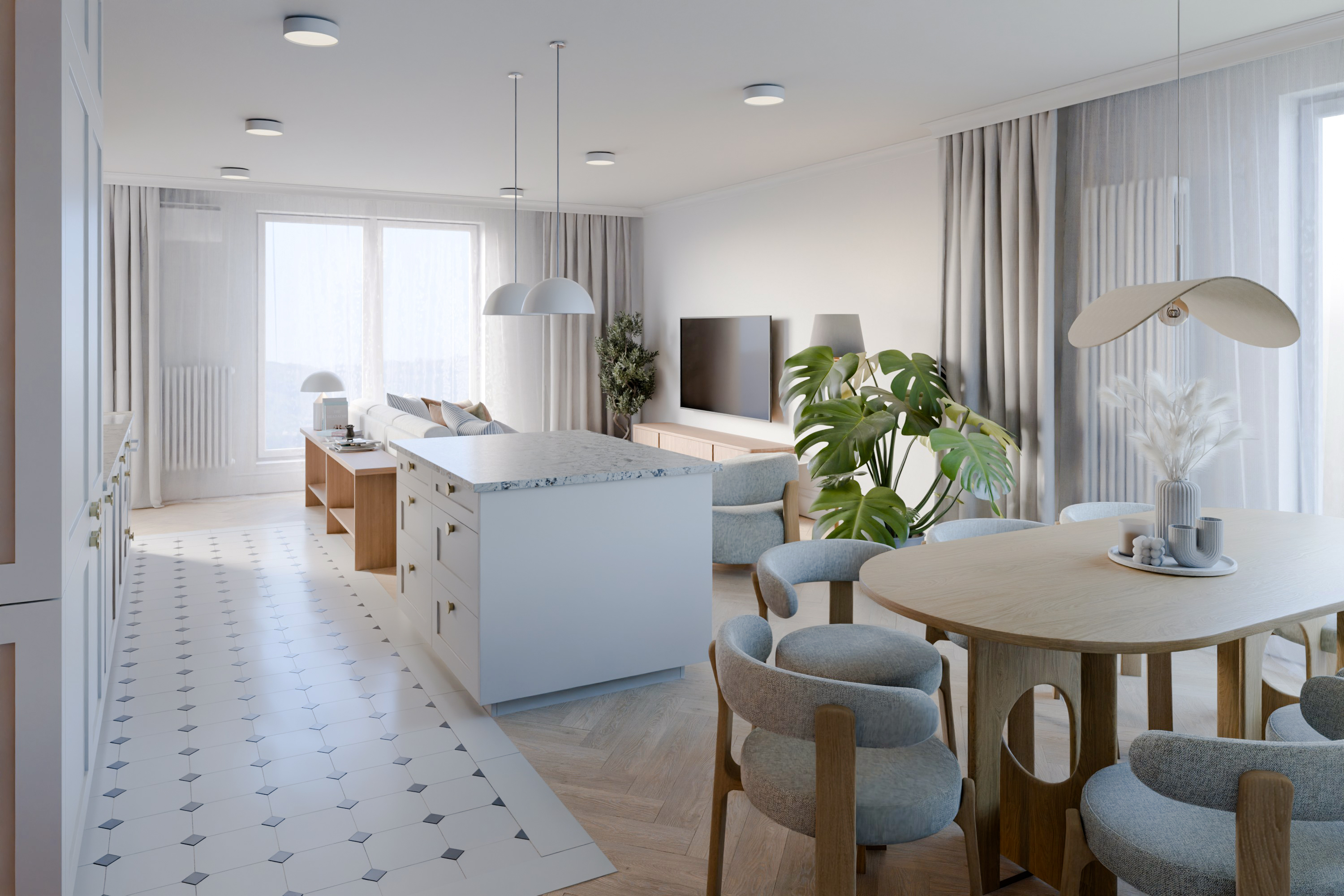 Bright Apartment Design-5