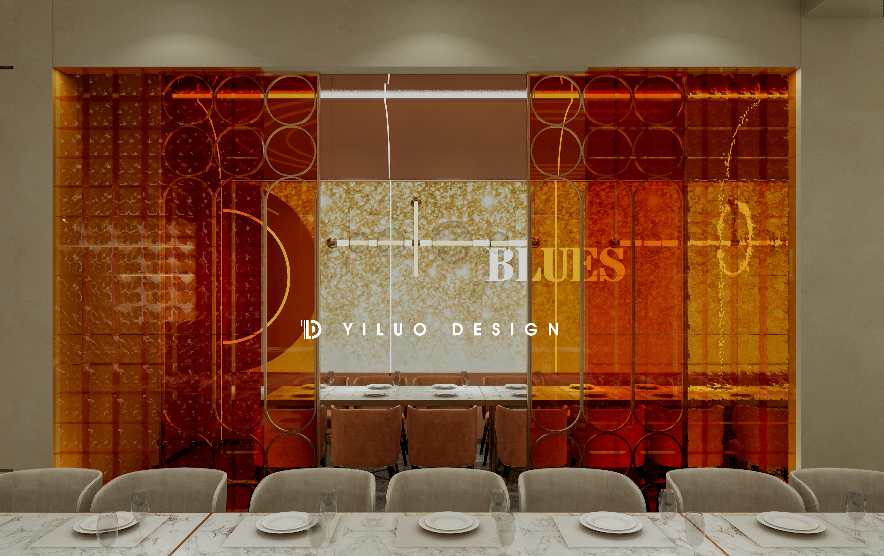 BLUES 音乐餐吧空间形象设计丨中国杭州丨YLD STUDIO-13