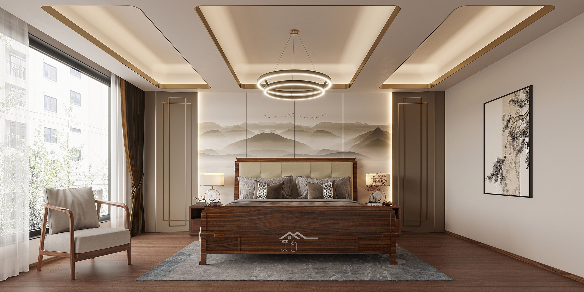 山水之间 · 王艳打造的艺术化别墅空间丨中国无锡丨深白空间设计事务所-24