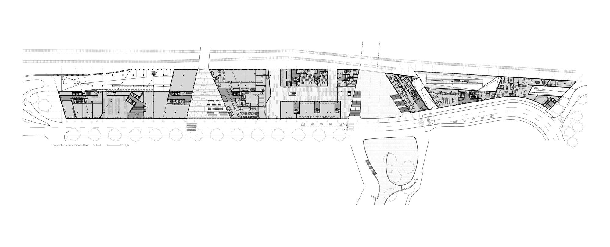 比利时 Leuven 市“Kop van Kessel·Lo Leuven”项目 · 双层地下空间创造公共领域-60