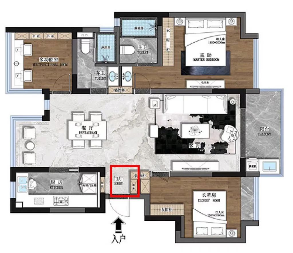 150㎡现代简约风，一个会呼吸的家-46