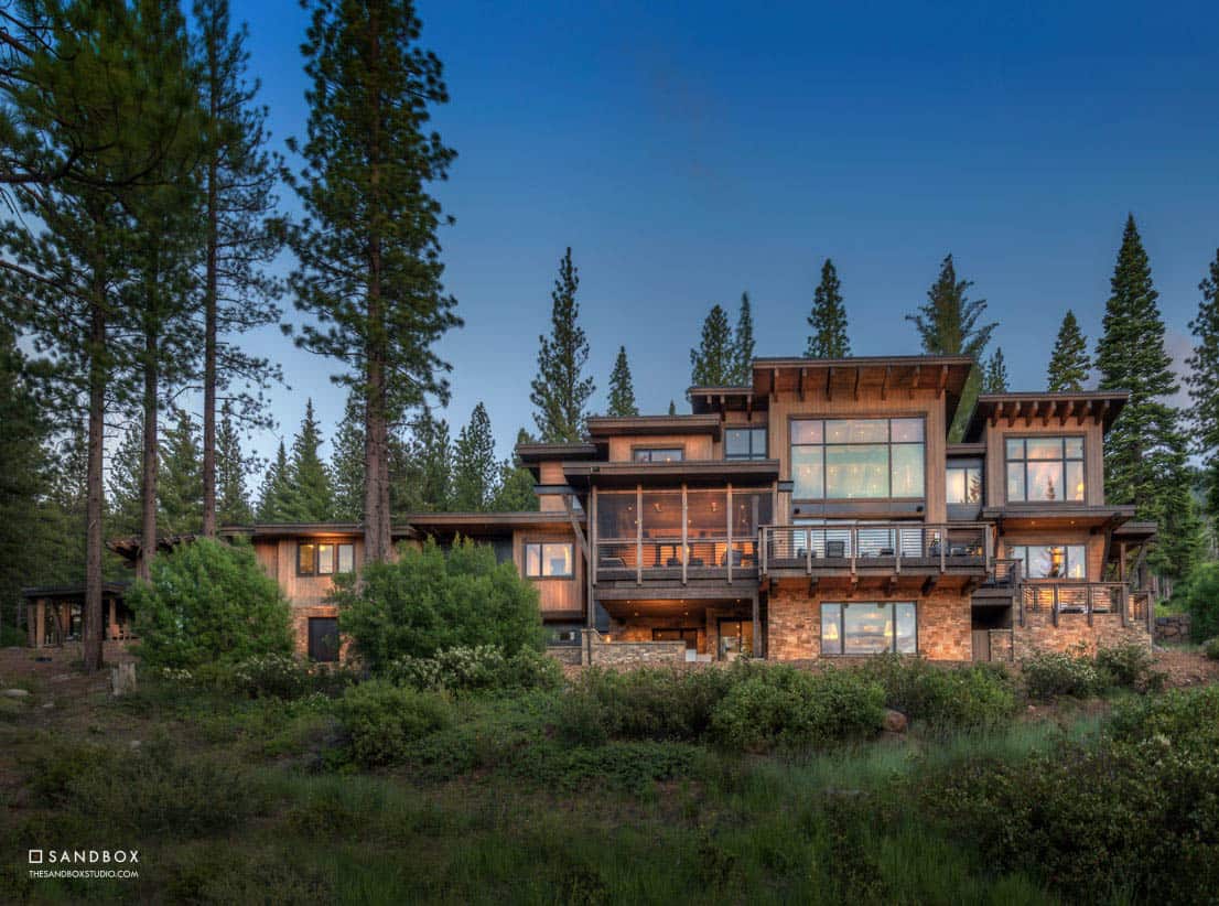 Mountain contemporary retreat in a stunning setting of the Sierra Nevadas-25