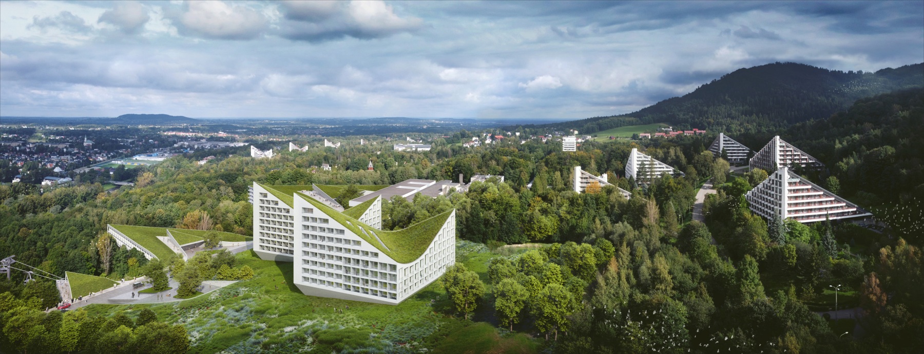 Ustroniu Zawodziu疗养区扩建项目丨Franta Group,KWK Promes-34