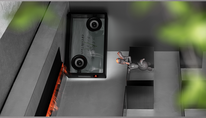 彩虹郦城 · 李斌的 165㎡现代住宅空间设计丨中国咸阳丨西安恩集建筑空间艺术有限公司-12