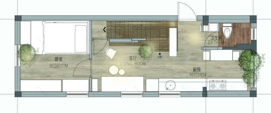 杭州西湖玉皇山老破阁楼房设计改造-42