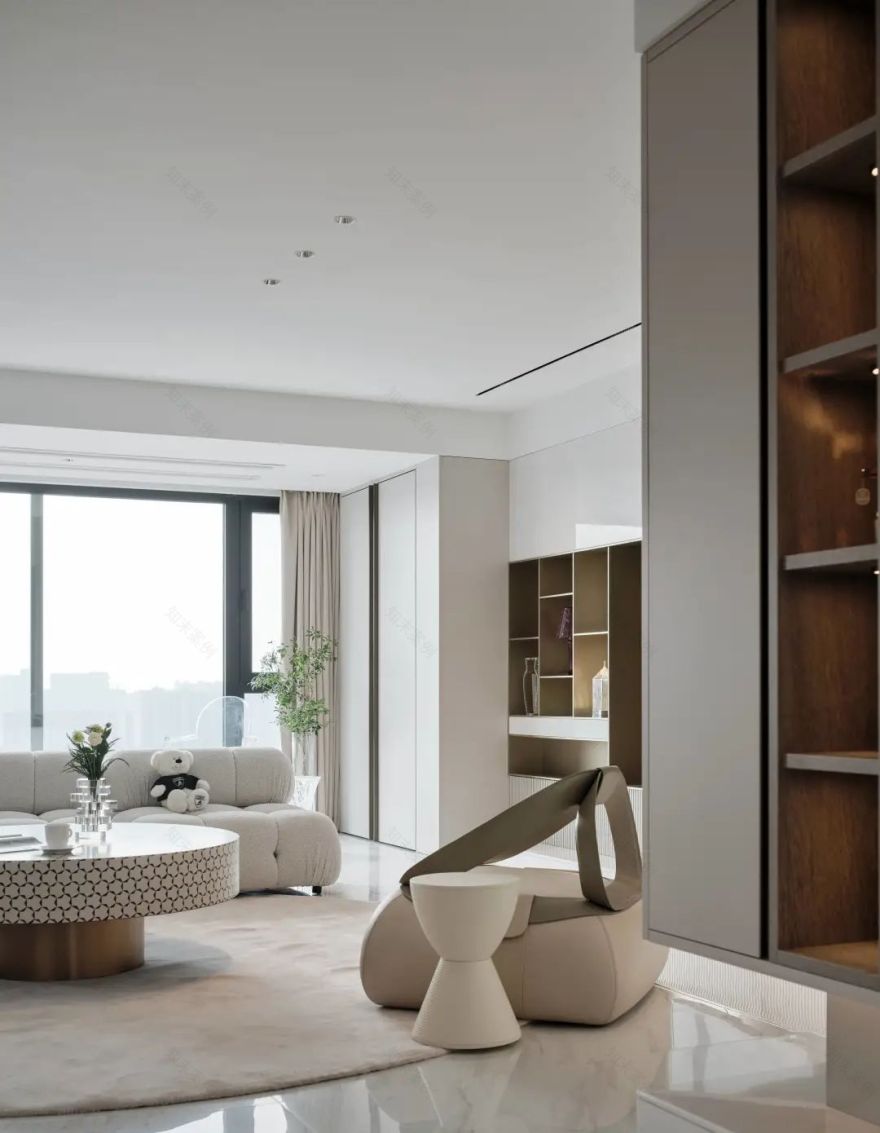 敔山湖畔春暖花开 · 苏鸣设计师的185㎡白色浪漫主义私宅丨尺度设计-37