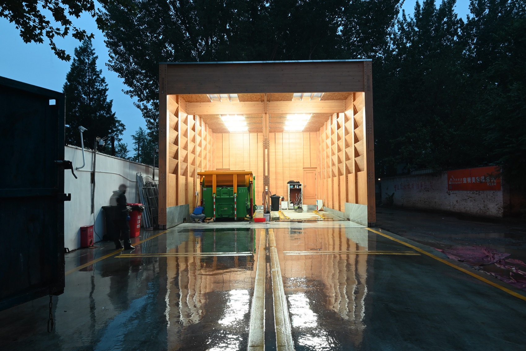 重建城市角落的微型秩序·廊坊北凤道垃圾中转站设计丨中国河北丨园里建筑-41