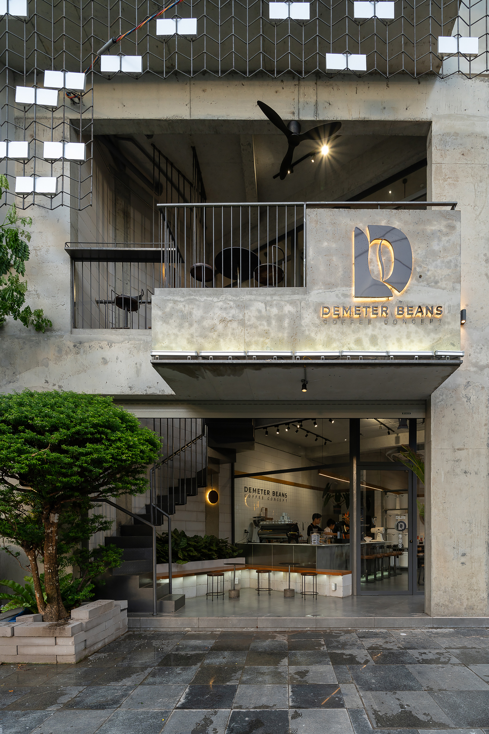 Demeter Beans II 咖啡店和 D 公寓丨越南丨KCONCEPT,KOHARCHITECTS-33