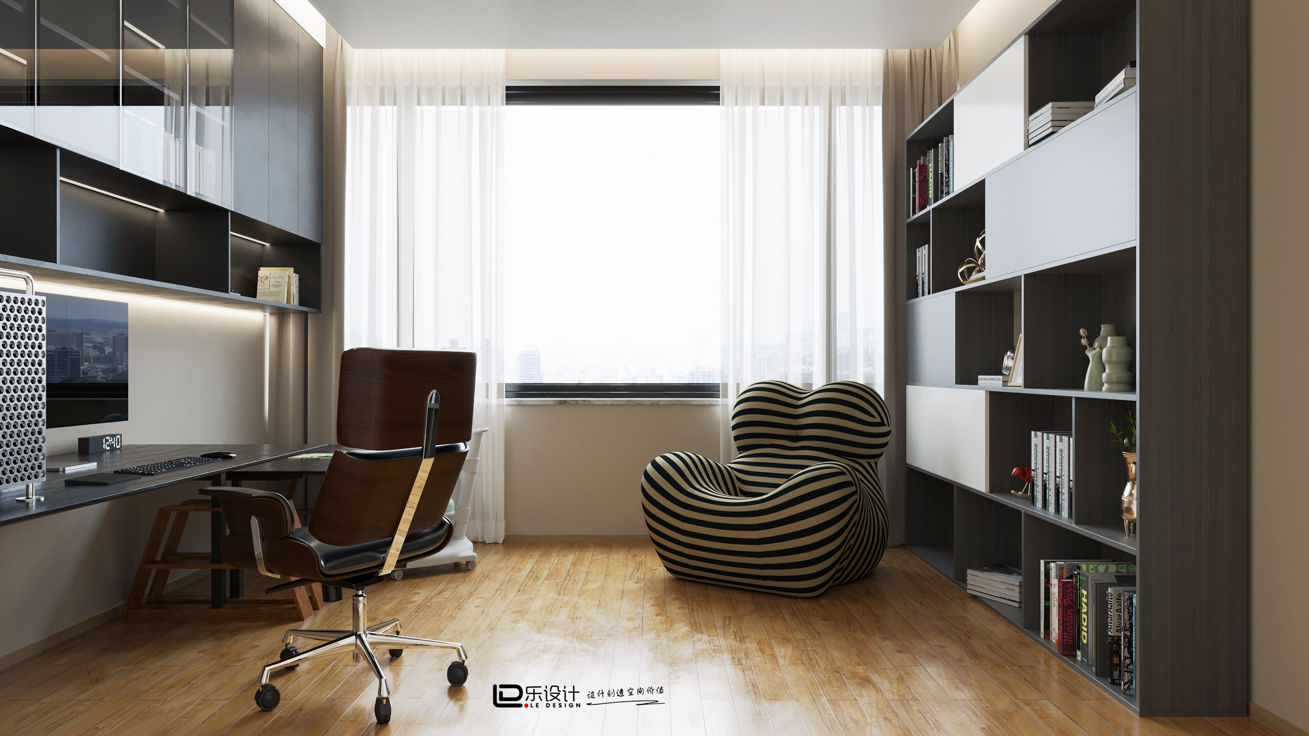 皓玉府美式极简居住空间设计丨中国杭州丨LD 设计-66