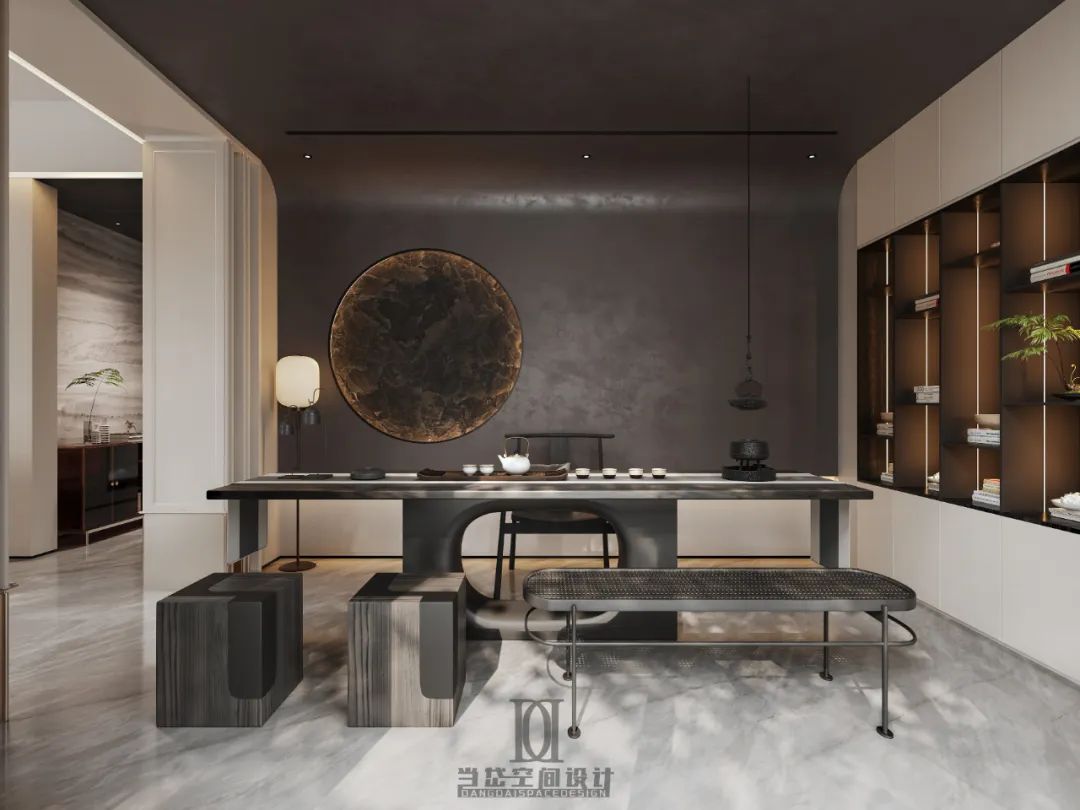 金茂国际 700 平米私宅丨当岱空间设计-33