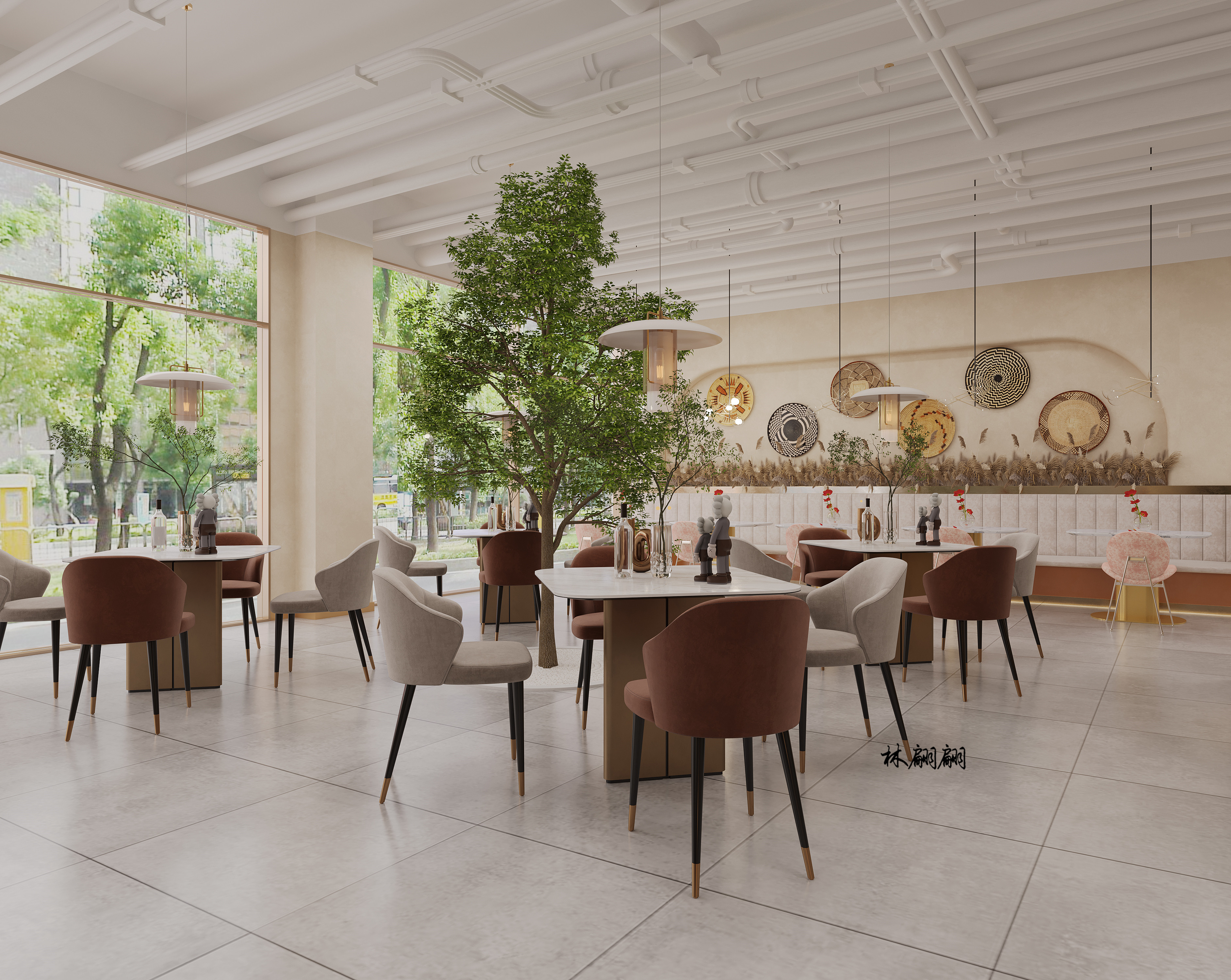 轻奢西餐厅设计|陷落于美好浪漫-5