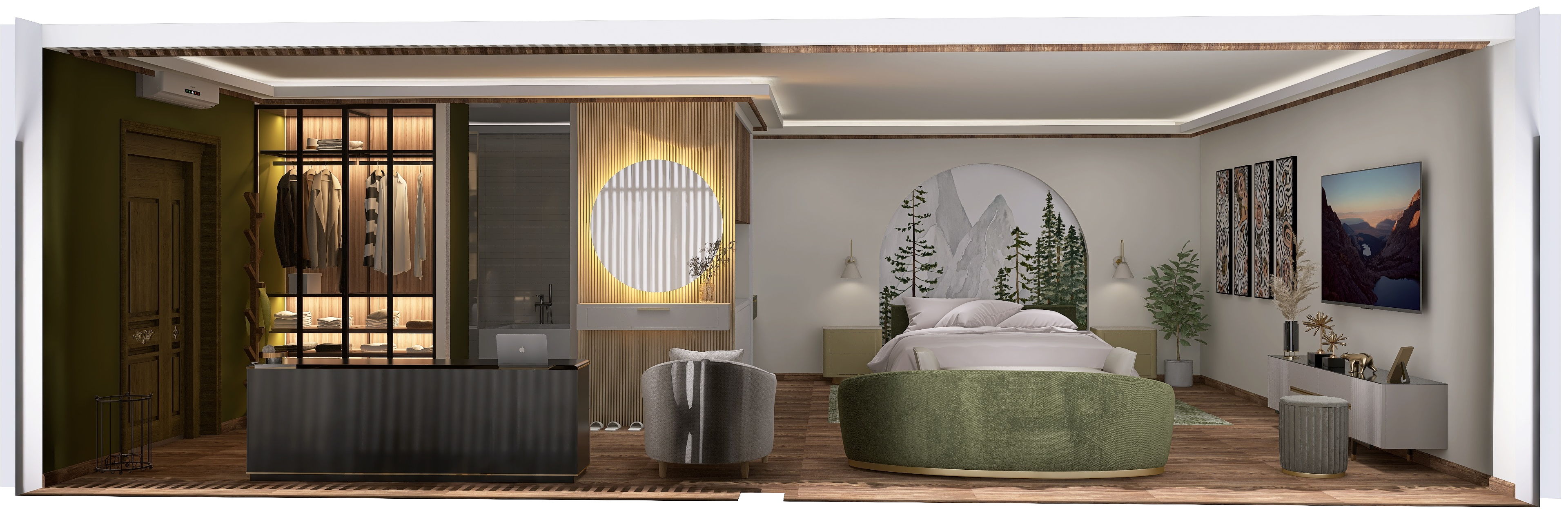 Golden Cabana Hotel 室内设计提案及渲染丨澳大利亚-15