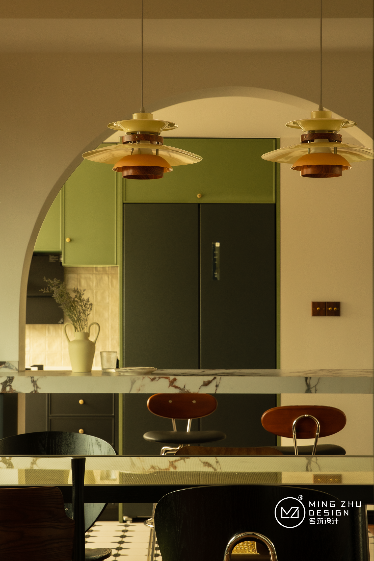 134㎡法式复古风丨中国自贡丨名筑设计-27