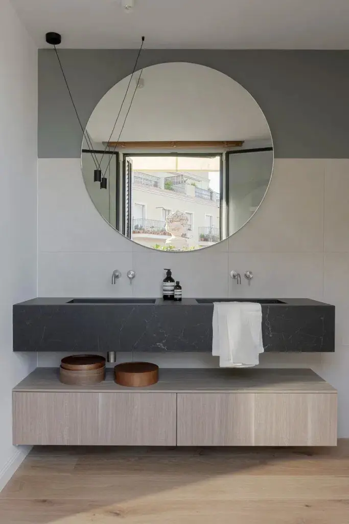 巴塞罗那古典建筑中的现代顶层公寓-16