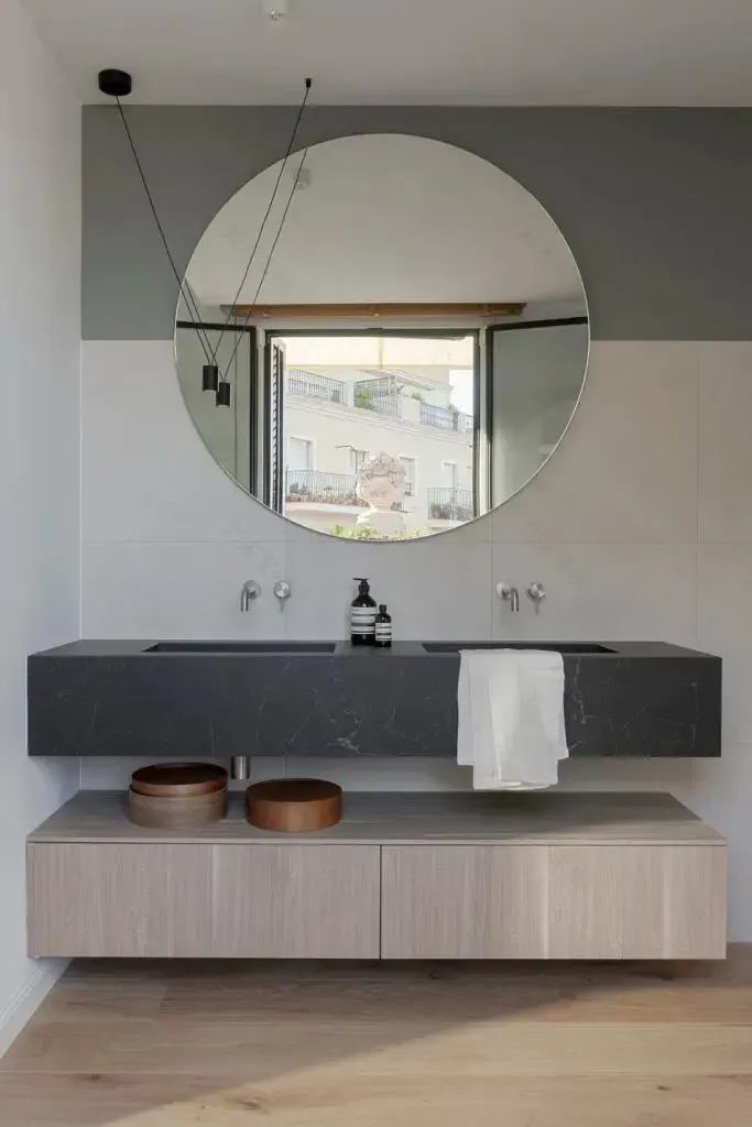 巴塞罗那古典建筑中的现代顶层公寓-16