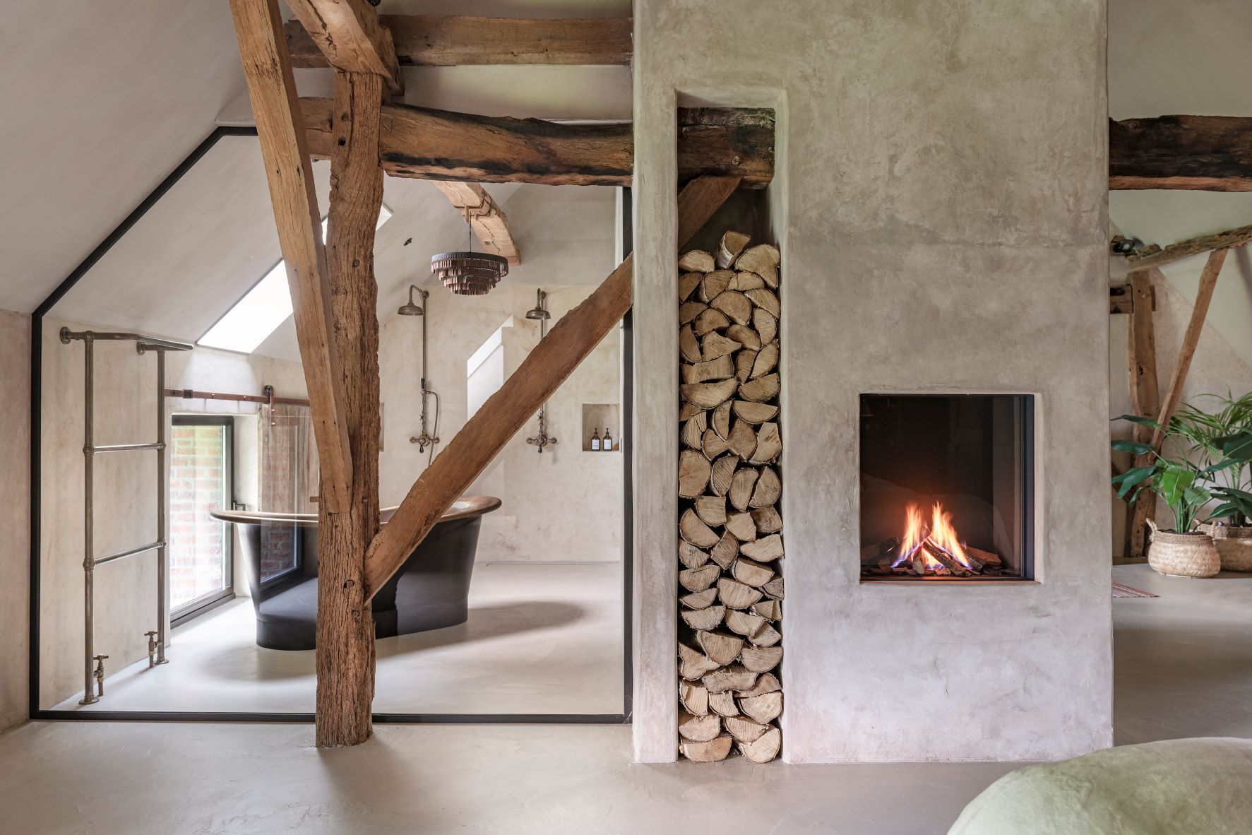 Bohemian badkamer: wabi sabi invloeden-10