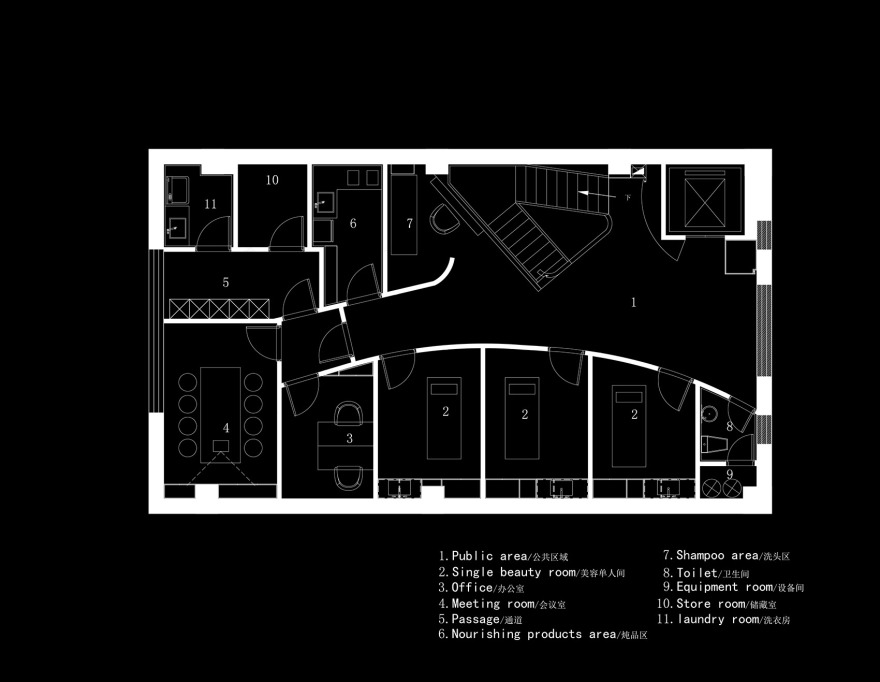AD艾克建筑设计 | 哈尔滨SOOYOU美容院-71