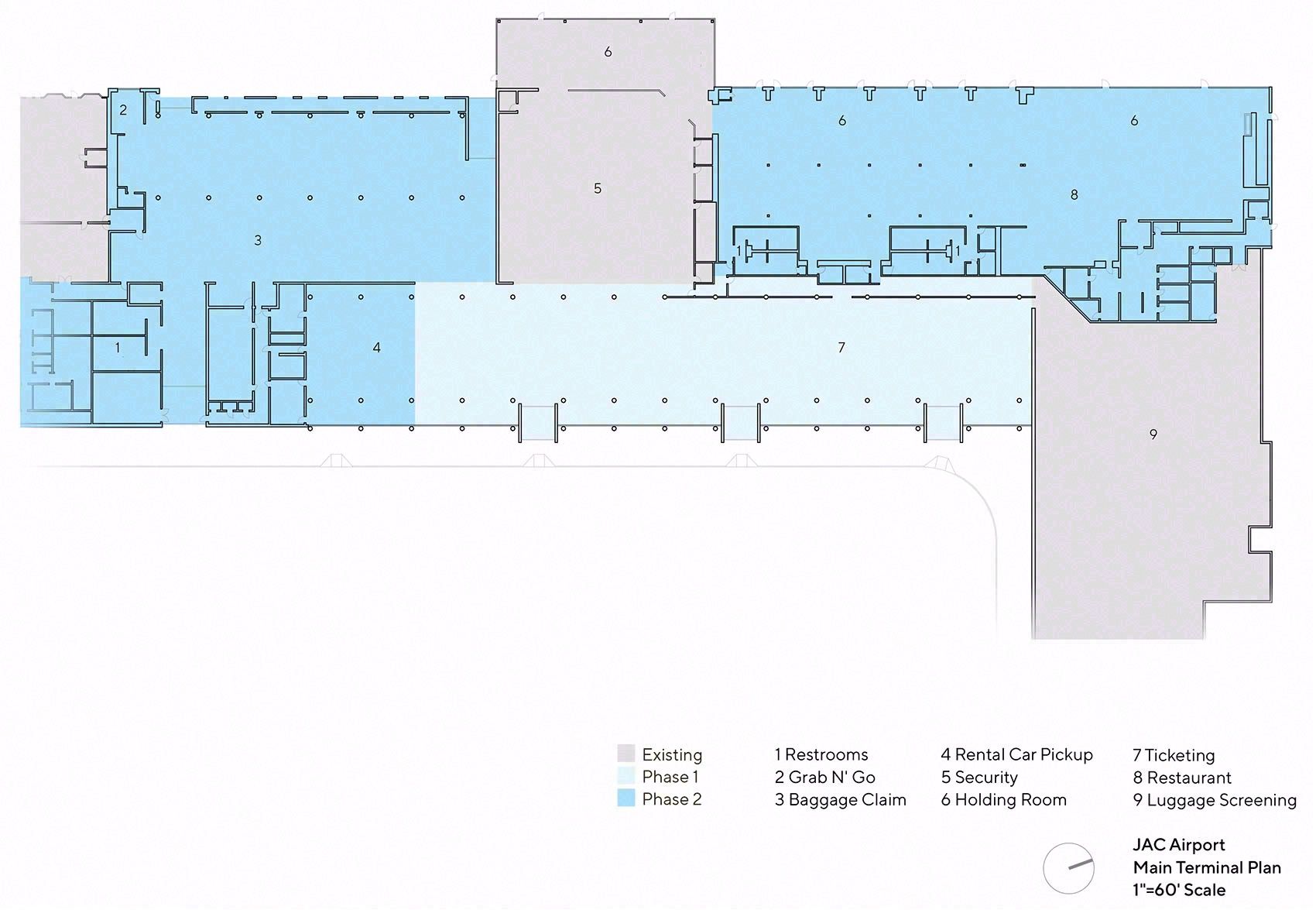 杰克逊霍尔机场改扩建丨美国丨CLB Architects-2