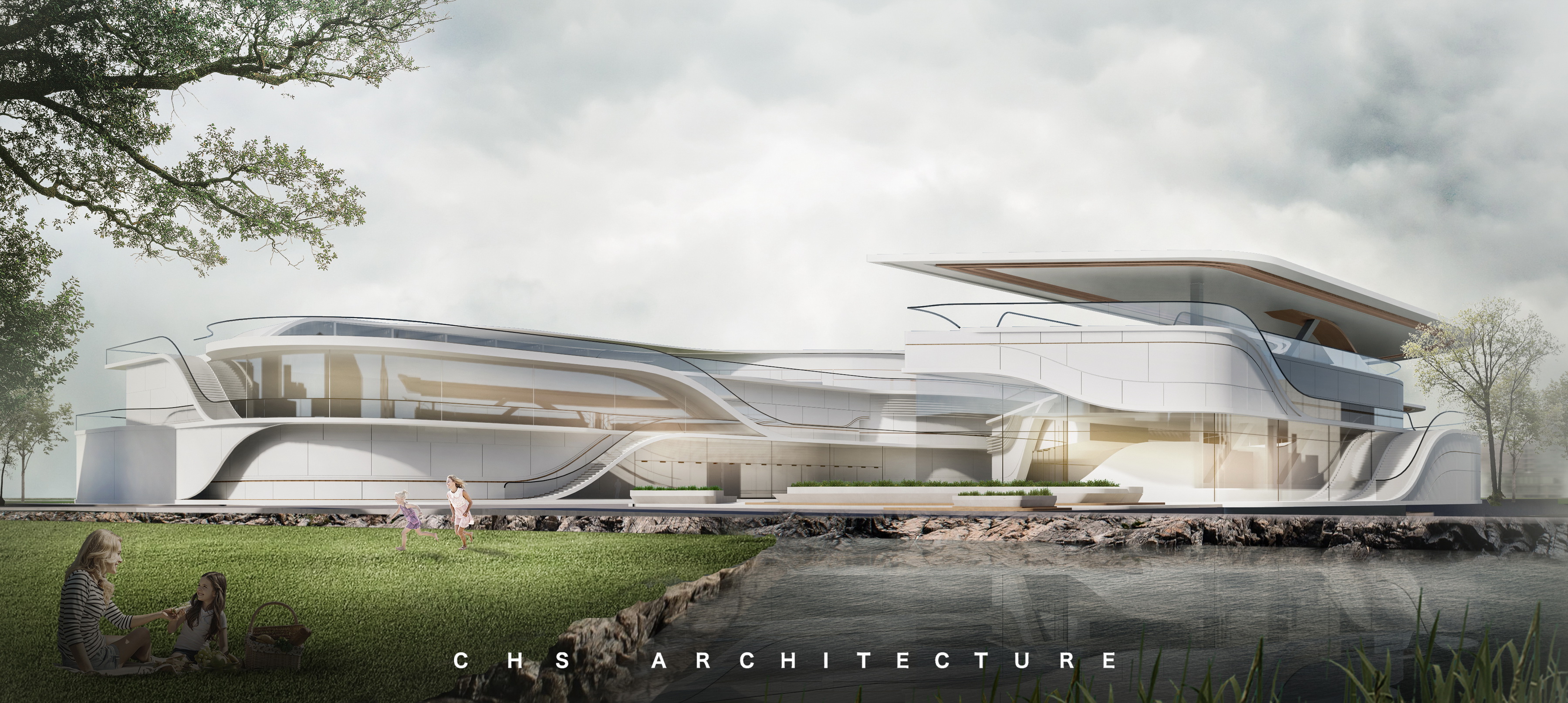 走舸·烟桥旅游体验中心建筑方案设计丨CHS ARCHITECTURE-23