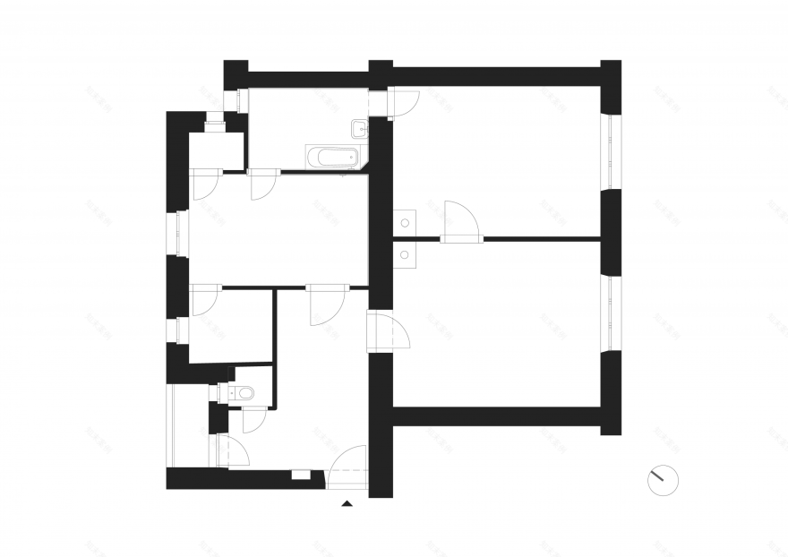 Anenská 一套住宅及两个工作室改造丨斯洛伐克布拉迪斯拉发-14