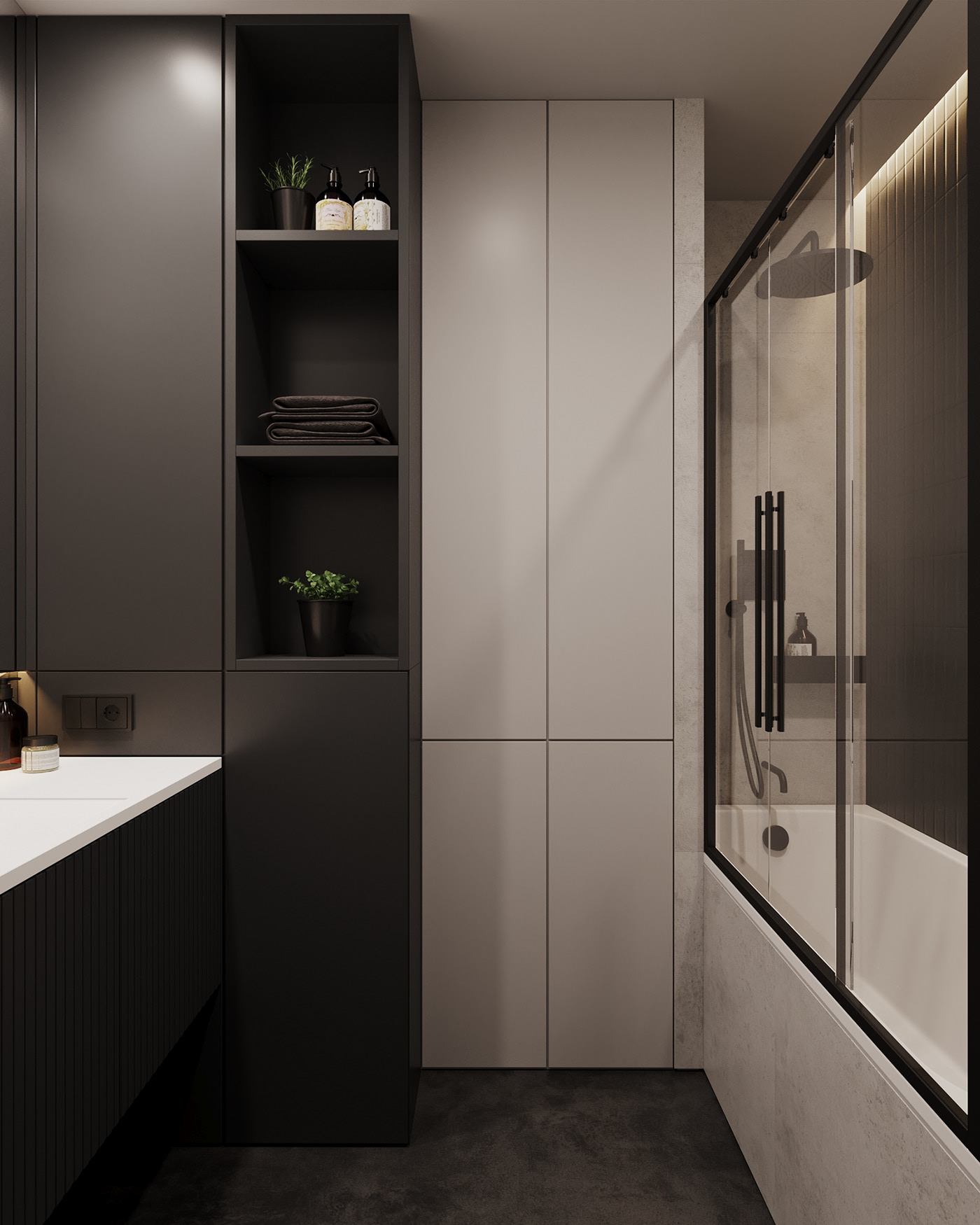 74㎡公寓设计 不一样的设计感觉！-18