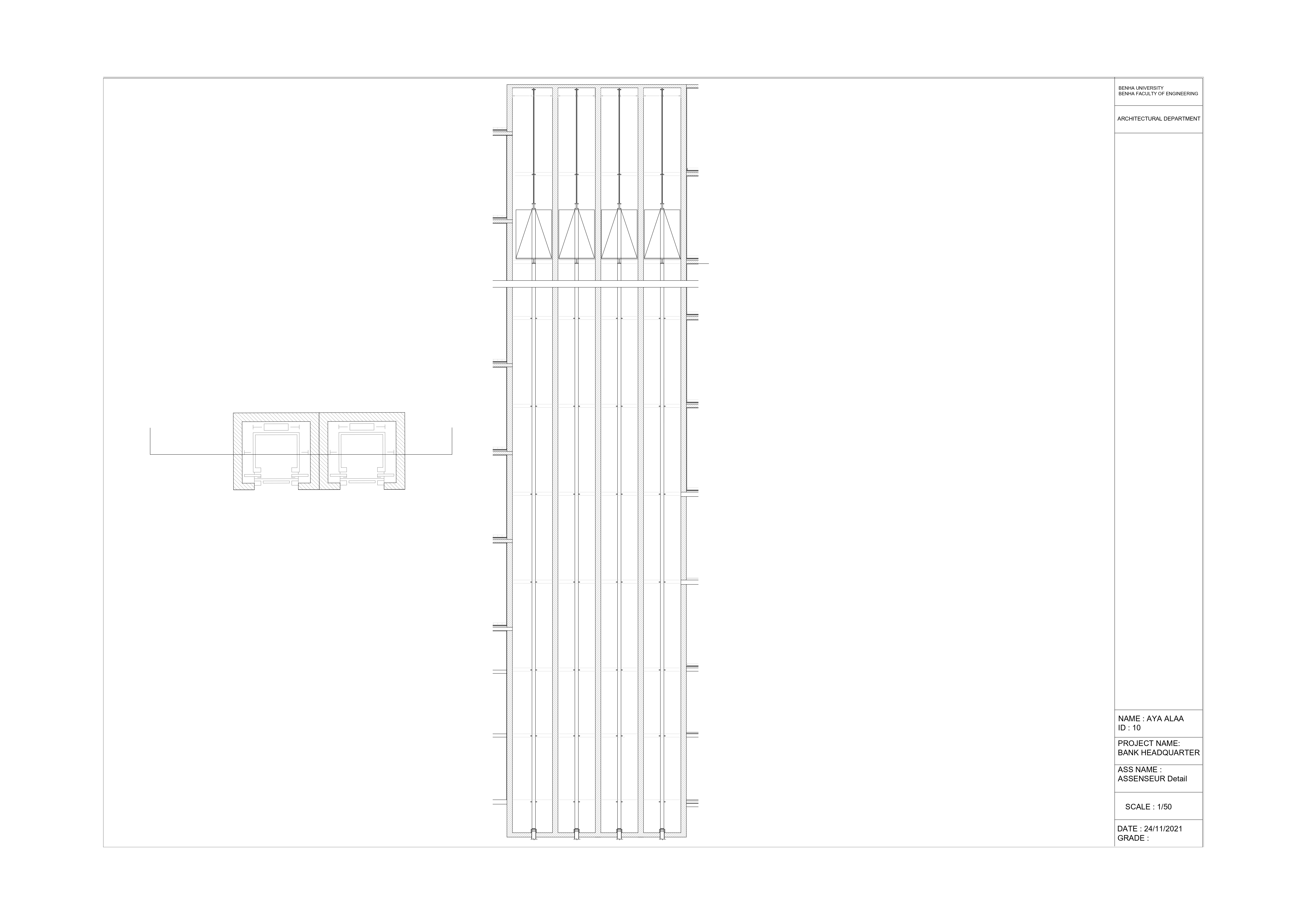 Bank Headquarter - working drawing-25